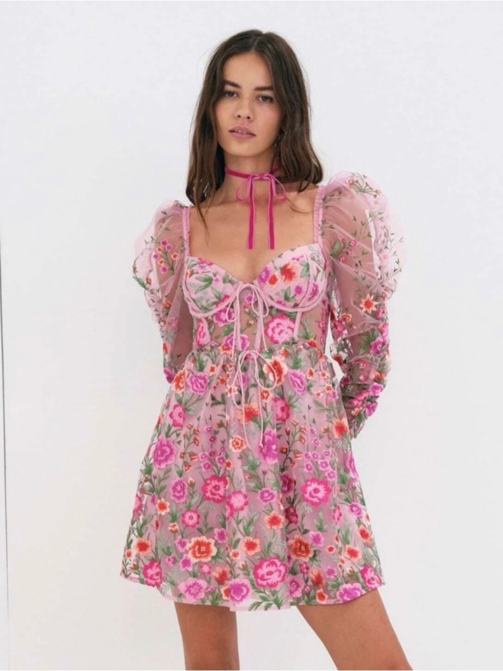For Love & Lemons Tayla Mini Dress